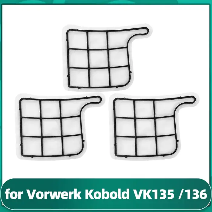 Pièces de rechange pour aspirateur VORWERK VK135 / VK136 / VK369, accessoires de rechange : filtre d