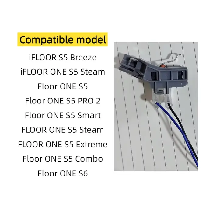 Micro-interrupteur de lave-sol Original pour TINECO Floor ONE S5/PRO 2/Smart/SteamiFLOOR S5 Breeze/F