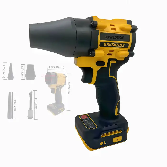 Pour DeWALT 20V batterie sans brosse aspirateur sans fil souffleur plumeau d'air 2 en 1 portable tapis de sol voiture outil électrique