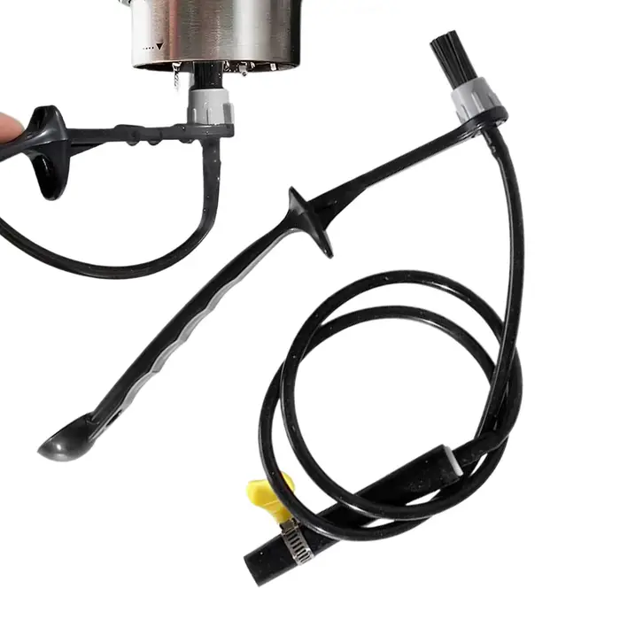 Brosse de nettoyage à la vapeur pour machine à expresso, réglable, pratique, avec long manche, pour 