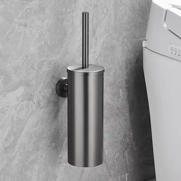 Porte-brosse de toilette en acier inoxydable