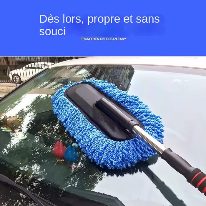Kit de vadrouille de brosse de lavage de voiture en microcarence