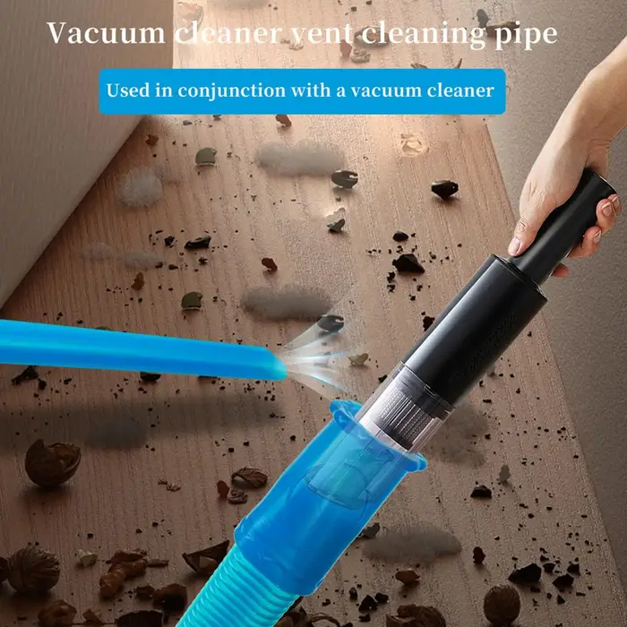 Tuyau flexible de nettoyage d'échappement de sèche-linge avec connecteur élastique