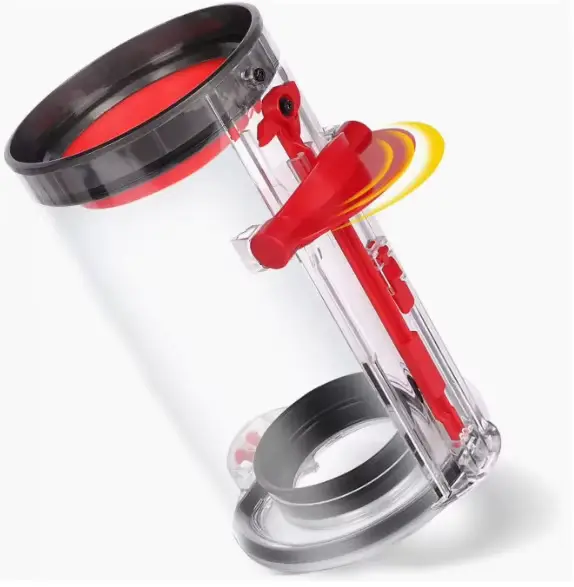 Pièce de rechange pour bac à poussière de grande capacité amélioré, compatible avec l'aspirateur san