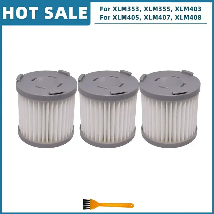 Filtre Hepa Compatible pour DeLonghi Colombina Evo XLM353 XLM355 XLM403 XLM405 XLM407 XLM408 XLM409,