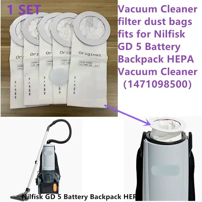 Sacs à poussière filtrants pour aspirateur