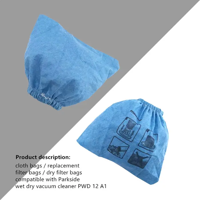 Sac filtrant en tissu, 3 pièces