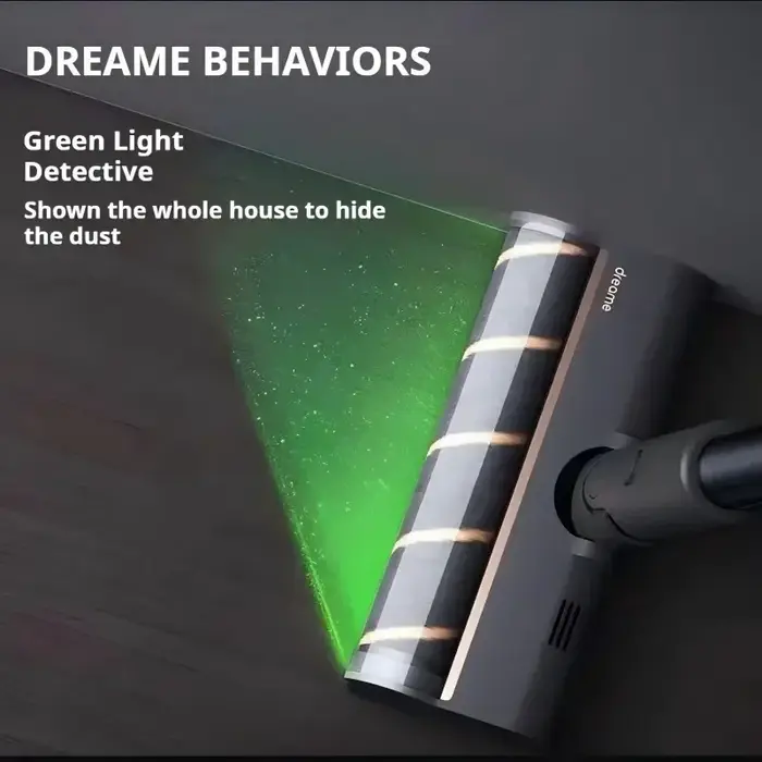 Brosse rotative Dreame V16S V12S V11 V12 T10 T20 T30 T20pro T30NEO V16 V12pro avec LED verte et tête