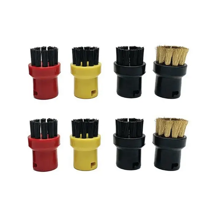 8Pcs pour ensemble de chiffons de vadrouille à vapeur Karcher avec brosses en Nylon et cuivre pour un nettoyage en