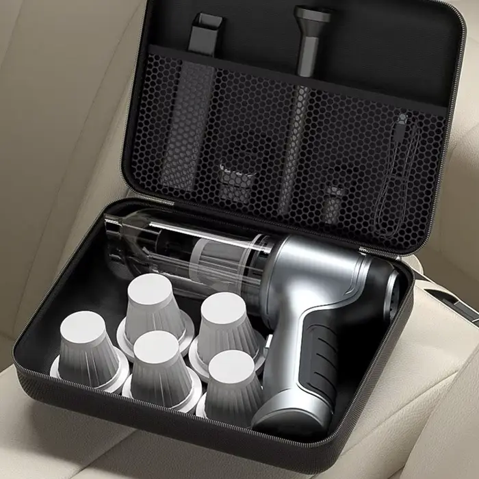 Mallette de rangement pour aspirateur de voiture