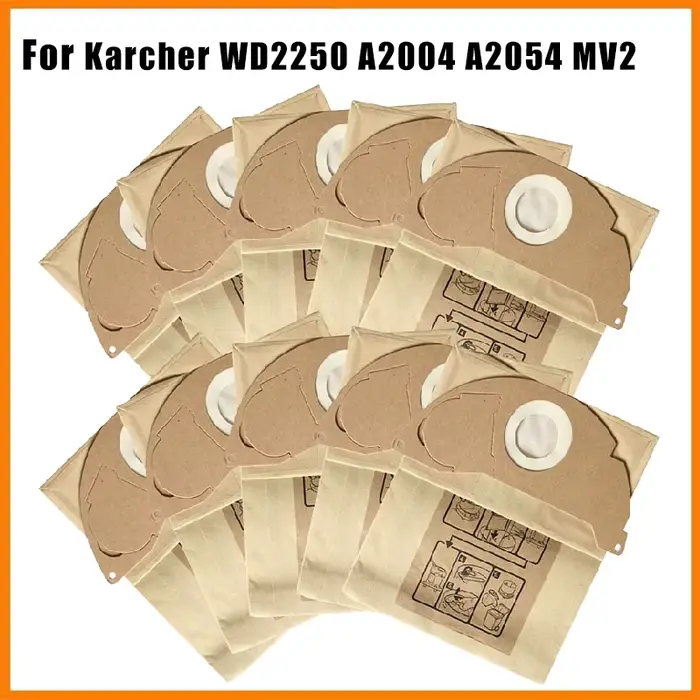 5 / 10 / 20 / 30 pièces de rechange pour aspirateur KARCHER WD2250 A2004 A2054 MV2 WD2