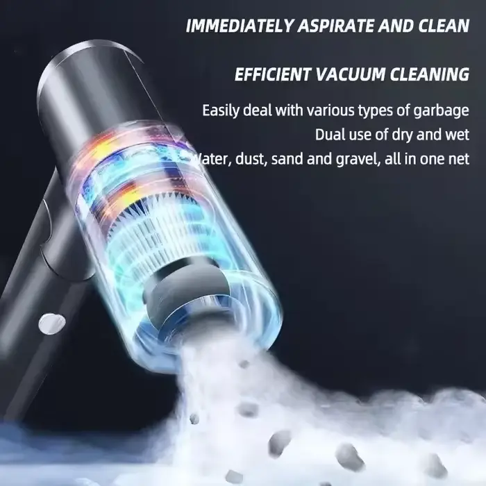 Aspirateur Xiaomi 2900000 PA 120w sans fil Super haute puissance humide sec double usage 2 en 1 Portable grande