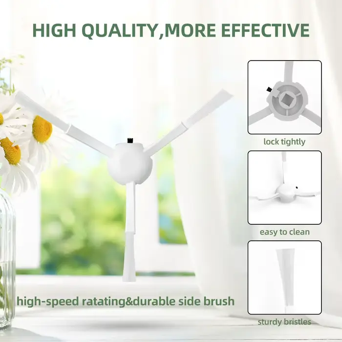 Pour Xiaomi Mi Robot aspirateur-vadrouille Mijia 1C / 1T / 2C STYTJ01ZHM STYTJ02ZHM STYTJ03ZHM Dreame F9 brosse latérale principale filtre Hepa vadrouille chiffon