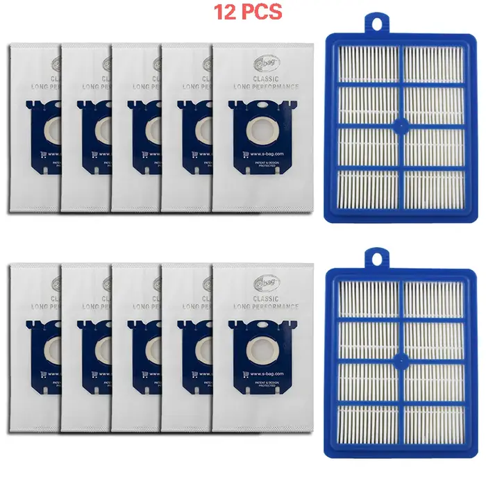 Filtre Hepa H12 et sac filtre à poussière pour aspirateur robot Philips Carrier, pièces de rechange, accessoires