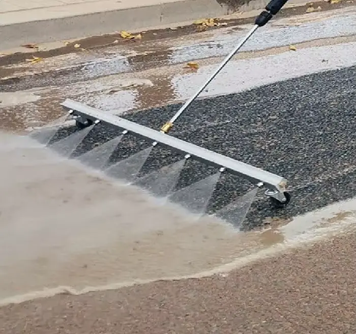 Nettoyeur haute pression 4000 PSI, balai à eau pour Karcher, kit de nettoyage multifonctionnel à 7 buses pour allées, trottoirs et routes