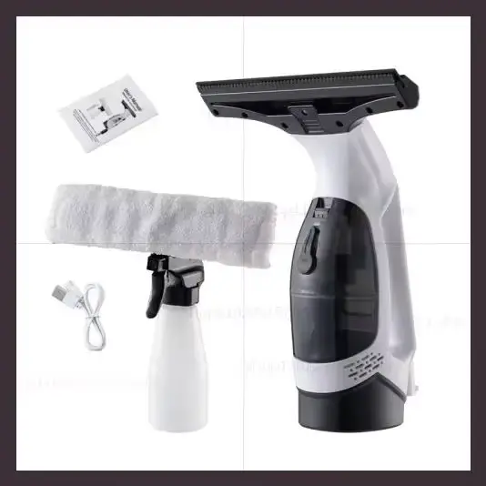 Nettoyeur de vitres sans fil, serpillière électrique pour vitres, bouteille pulvérisatrice de 300 ml