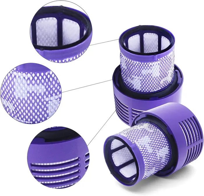 Grande unité de filtre lavable pour aspirateur sans fil Dyson V10 Sv12 Cyclone Animal