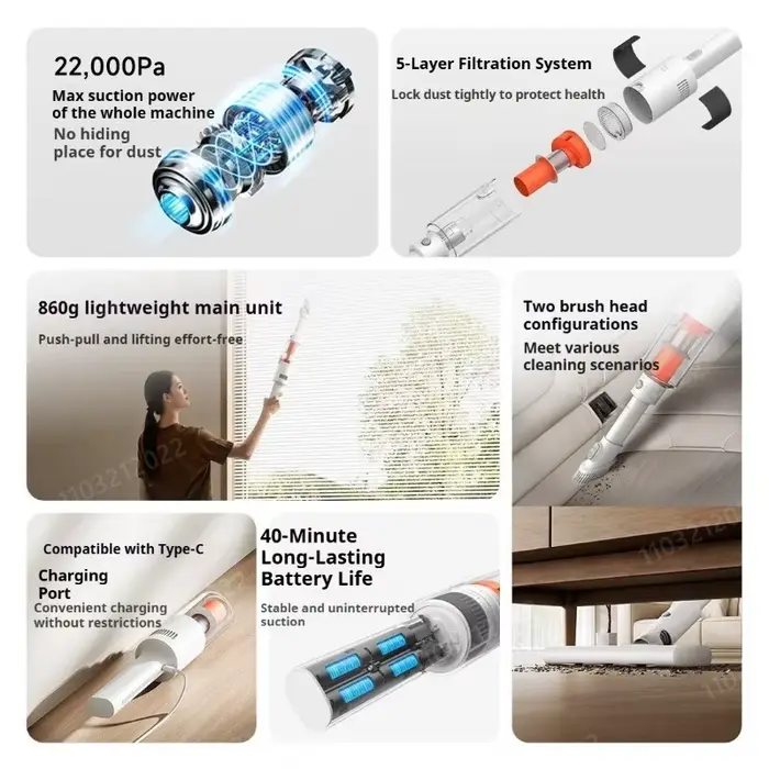 Xiaomi Mijia aspirateur léger 22000PA
