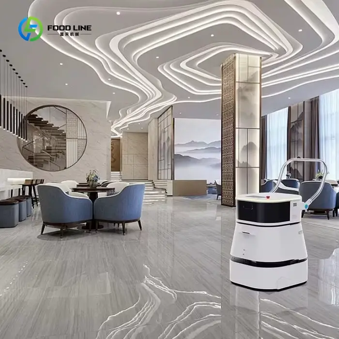 Robot de nettoyage intelligent avec navigation LIDAR, aspirateur et serpillière, recharge automatiqu