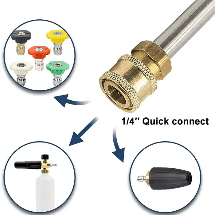 Karcher Adaptateur à connexion rapide pour extension de lance pour nettoyeur haute pression - Accessoire pour pistolet