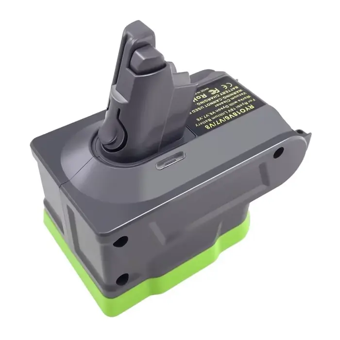 Adaptateur de batterie pour aspirateur Ryobi, 3 en 1, 18V, conversion pour Dysom V6, V7, V8 Animal A