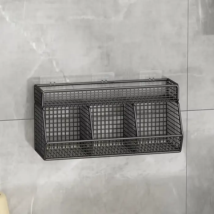 Étagère de rangement de cuisine à trois compartiments