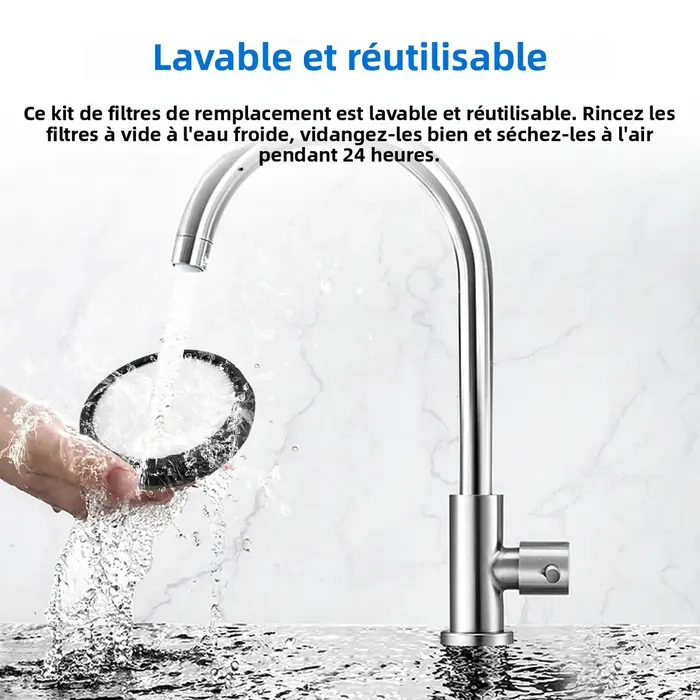HOME TIMES 2/4 pièces filtre HEPA pour Silvercrest SHAZB 29.6 B2