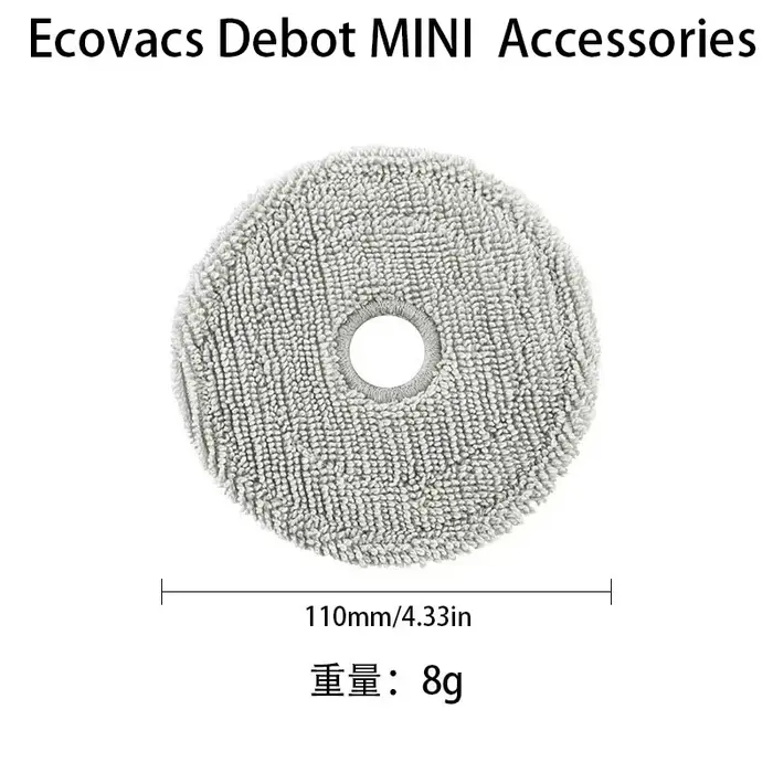 Ecovacs Deebot mini Robot aspirateur accessoires brosse principale tissu sac à poussière bord