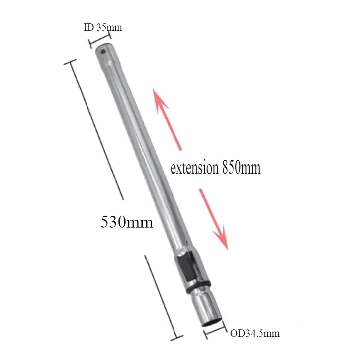 Tête de brosse universelle pour aspirateur sec et humide