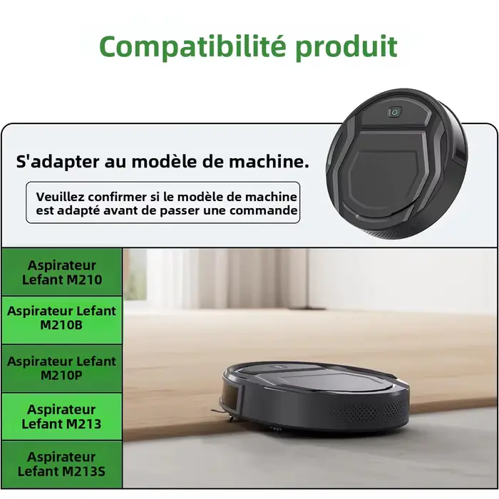 Nouvelle batterie de remplacement pour aspirateur robot Lefant M210 M210B M210P M213 M213S M201 M301