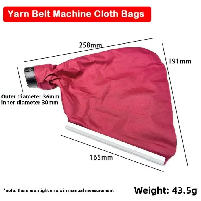 Sac à poussière pour ponceuse réglable