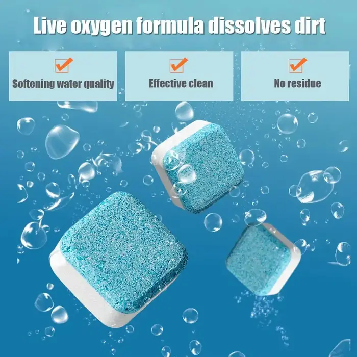 Nettoyant effervescent pour machine à laver