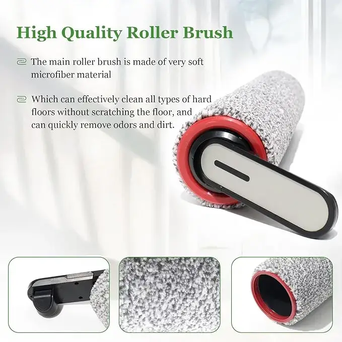 Accessoires de rouleaux pour aspirateur Dreame H14 Dual / H14 Pro / H14 / H20 Pro Plus / H20 Ultra / H30 Ultra