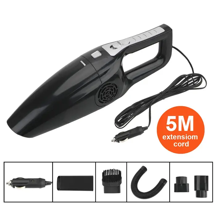 Aspirateur portatif puissant, mini aspirateur à double usage humide et sec, aspirateur pour voiture, forte aspiration 12V 120W
