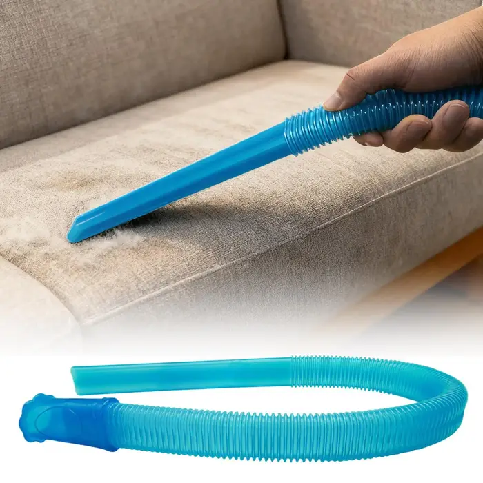 Tuyau flexible de nettoyage d'échappement de sèche-linge avec connecteur élastique