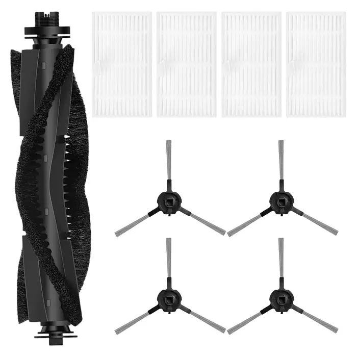 Kit de filtres pour brosse principale et brosse latérale, pour aspirateur Robot Vexilar W7 W9 W11, C