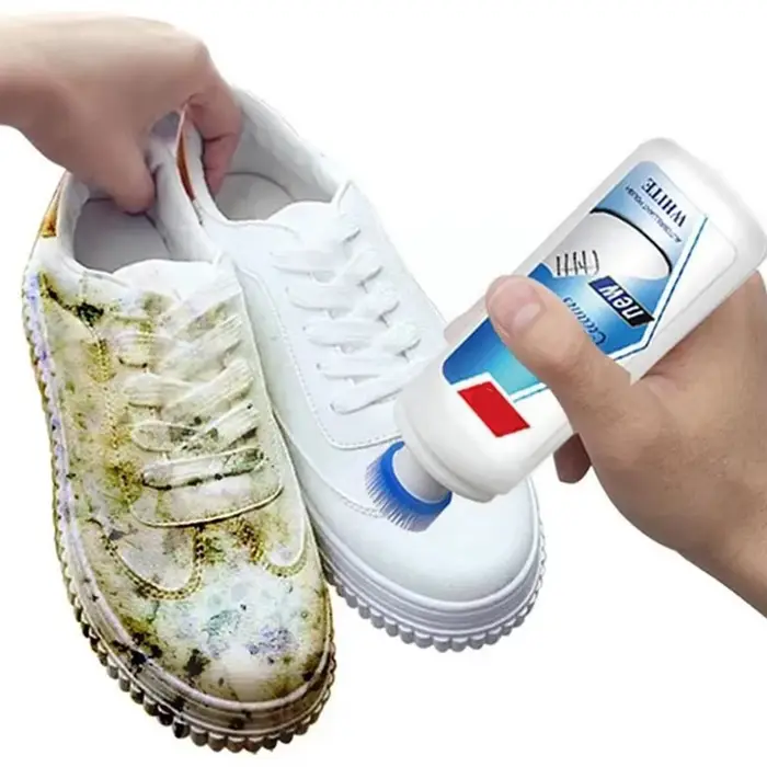 Nettoyant pour chaussures blanches, nettoyant pour chaussures, éclaircissant et anti-taches, agent d
