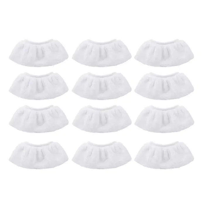 Chiffons de remplacement en microfibre pour nettoyeur vapeur, paquet de 12 housses compatibles pour 
