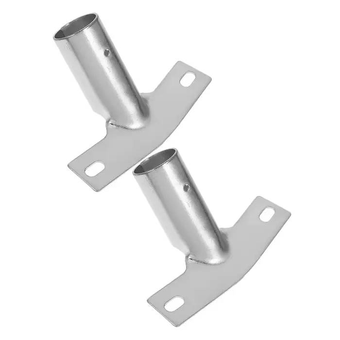 Lot de 2 supports métalliques pour manche de balai, adaptateur fileté pour balai à pousser, serpilli