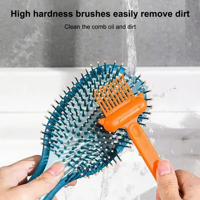 Outil de nettoyage de brosses à cheveux 2 en 1