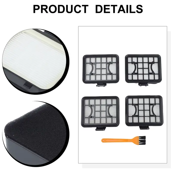 Pièces de rechange de filtre avec brosse de nettoyage, Kit d'accessoires pour aspirateur sans fil Bo