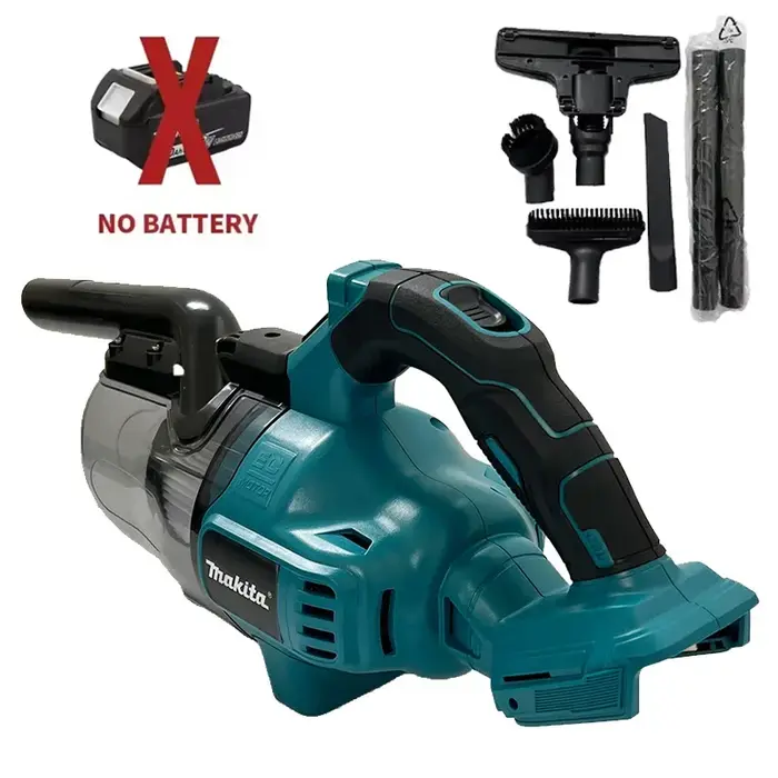 Aspirateur à main sans fil Makita 18V, collecteur de poussière pour le nettoyage des sols, des tapis