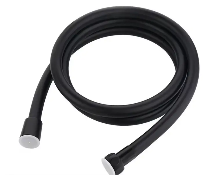 Tuyau de douche Flexible en PVC noir
