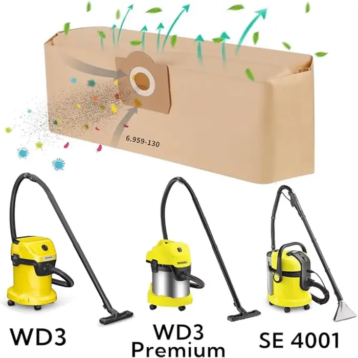 Sacs d'aspirateur pour Karcher 6.959 – 130.0