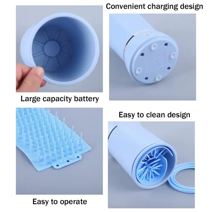 Lave-pattes de chien Portable