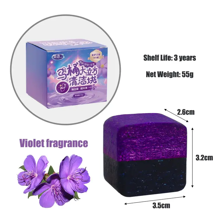 Mini Cube grand nettoyeur de cuvette de toilette, facile à utiliser, détachant, éliminateur d'odeurs