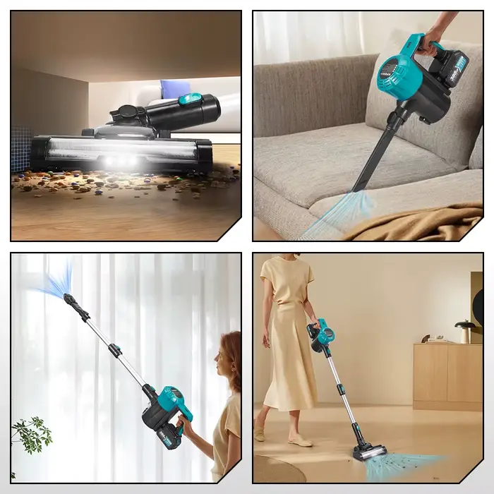 YOFIDRA 1800W aspirateur sans brosse 30KPa 1.5L Portable puissant aspiration outils de nettoyage ménager pour Makita 18V batterie broche