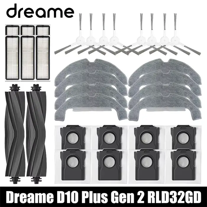 Accessoires pour aspirateur robot Dreame D10 Plus Gen 2 RLD32GD : brosse principale