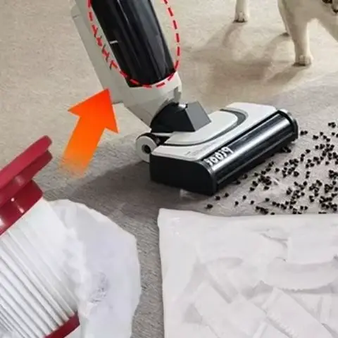 Élément filtrant pour aspirateur jetable