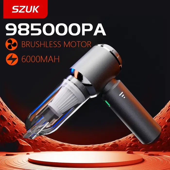 SZUK 985000PA aspirateur de voiture sans fil Mini Machine de nettoyage à forte aspiration